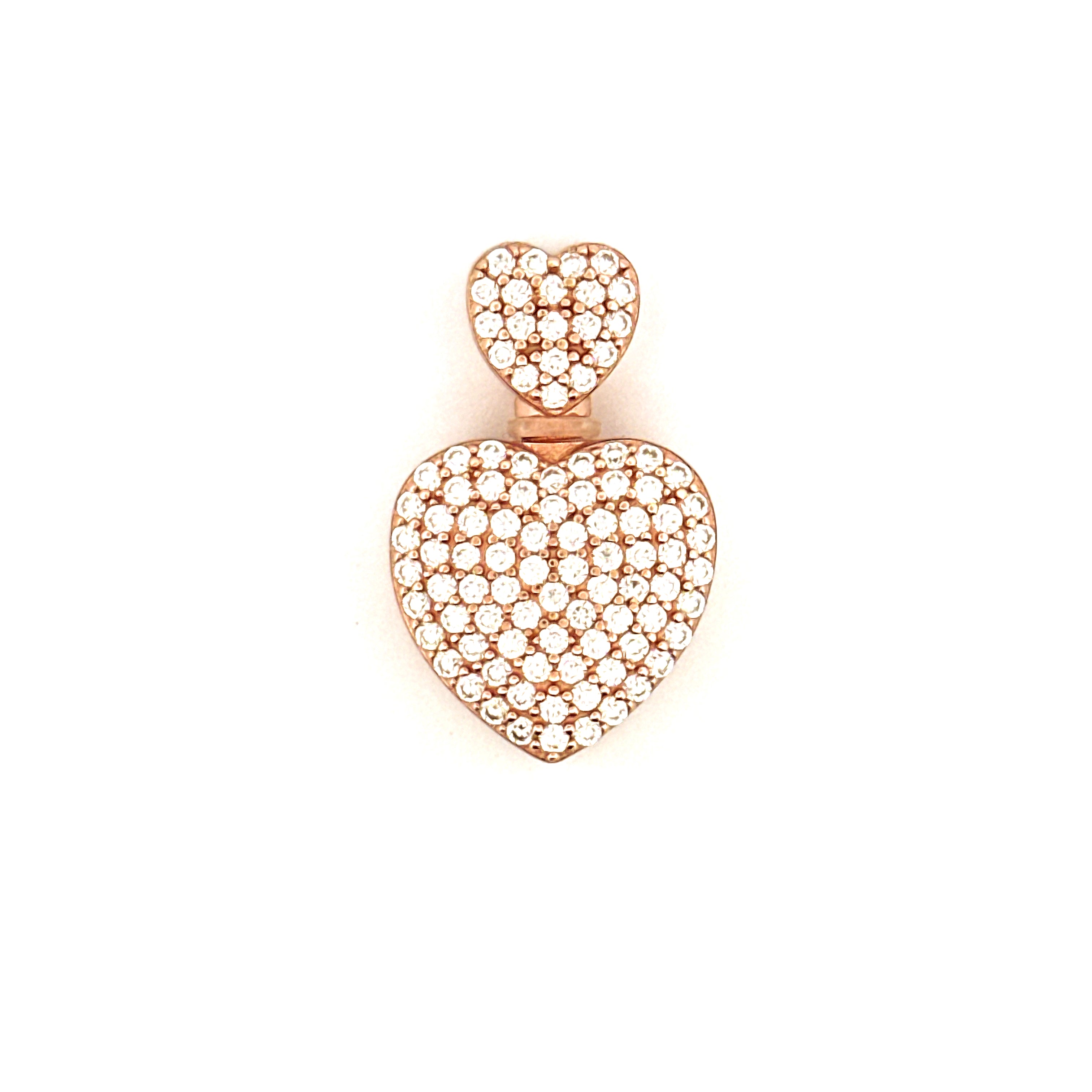 Heart Urn Pendant, Gold Cremation Urn Pendant for Human or Pet Ashes