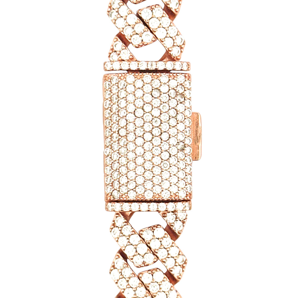 Cuban Link Apple Watch Band – VVS GRA Certified Moissanite Lab Diamonds | Fits All Series | 100% Passes Diamond tester