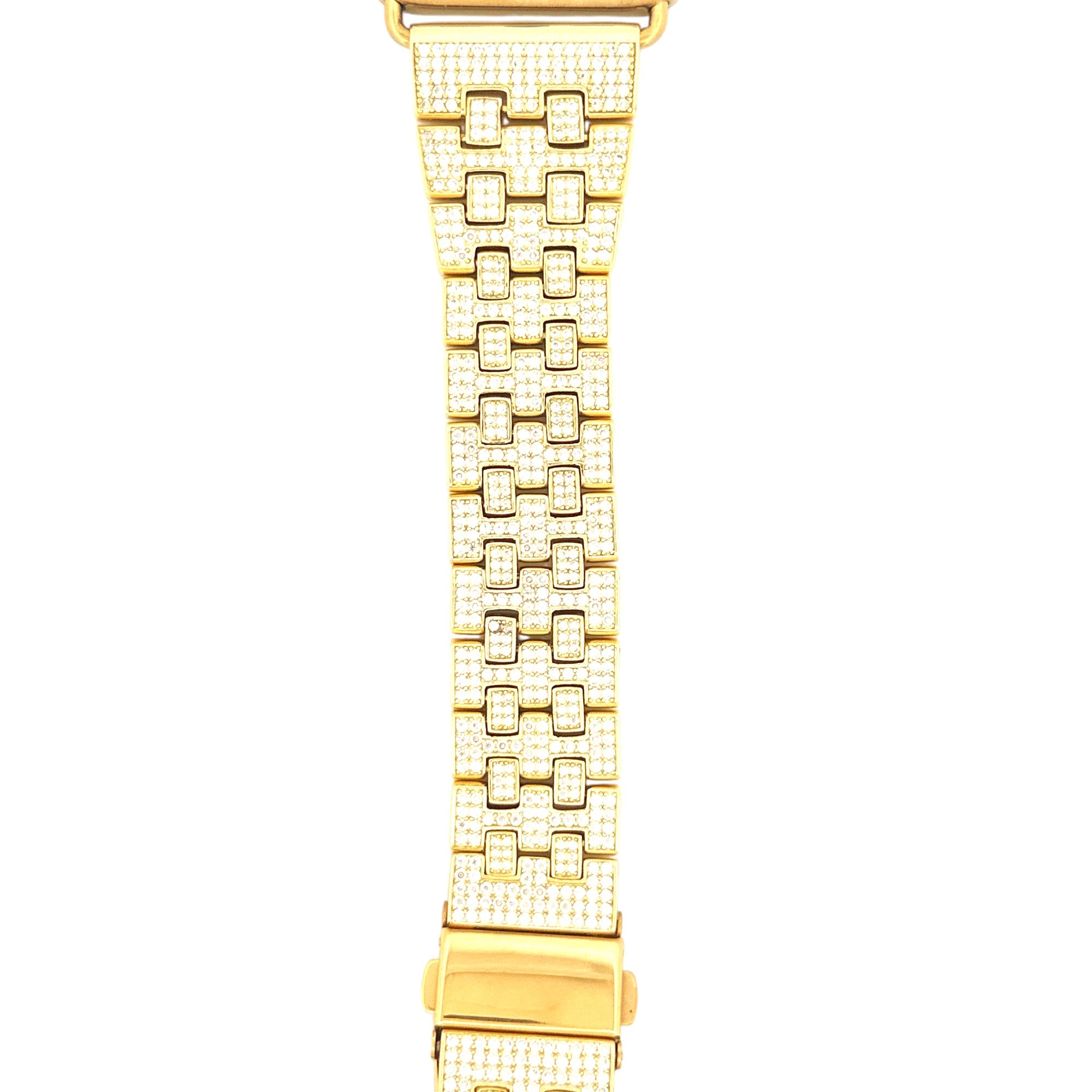 Diamond Apple Band,  Moissanite Diamond Band for Apple Watches, Made for All Series