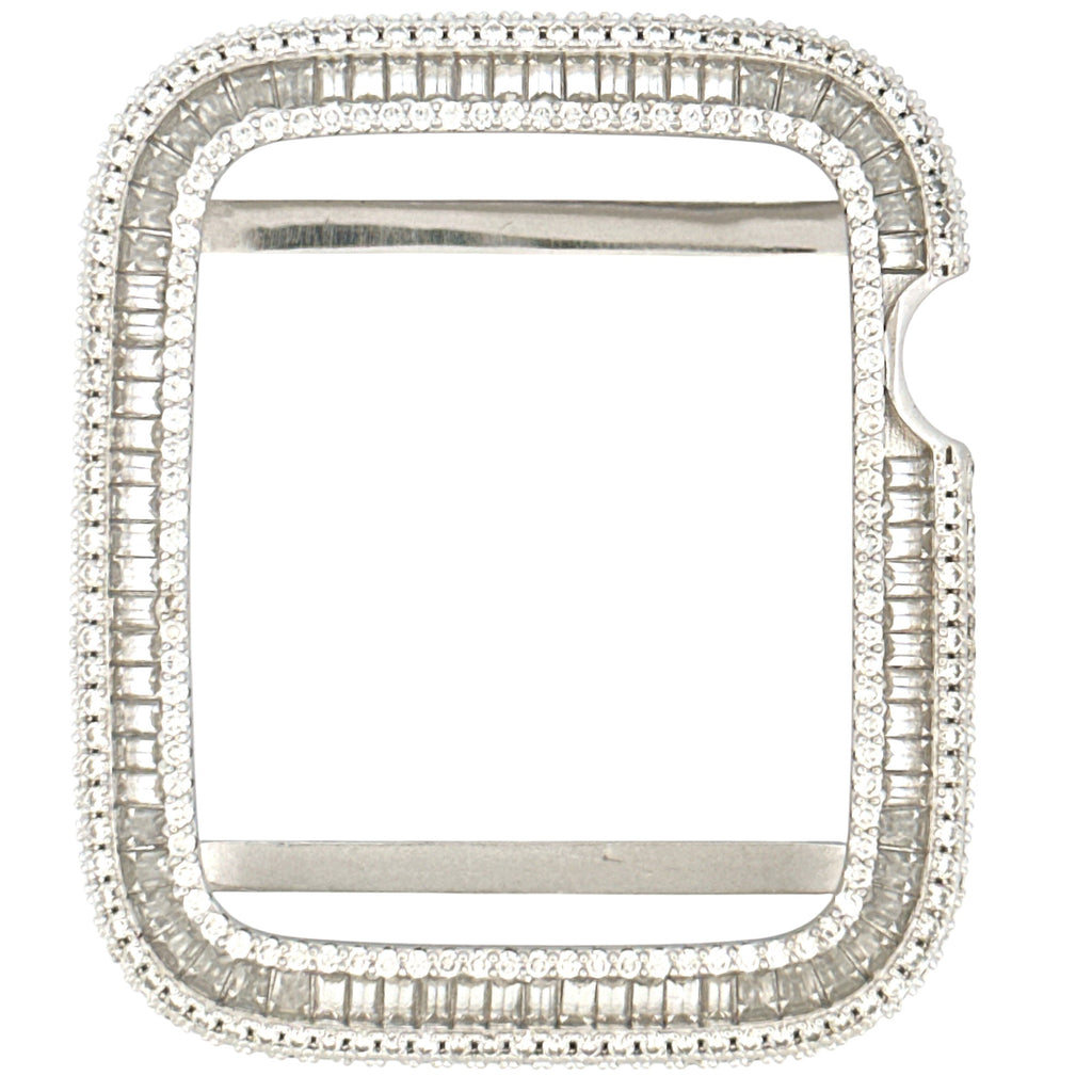 Diamond Apple Bezel 49mm All Series, Stunning Head Turner, GRA Certified Moissanite Diamond