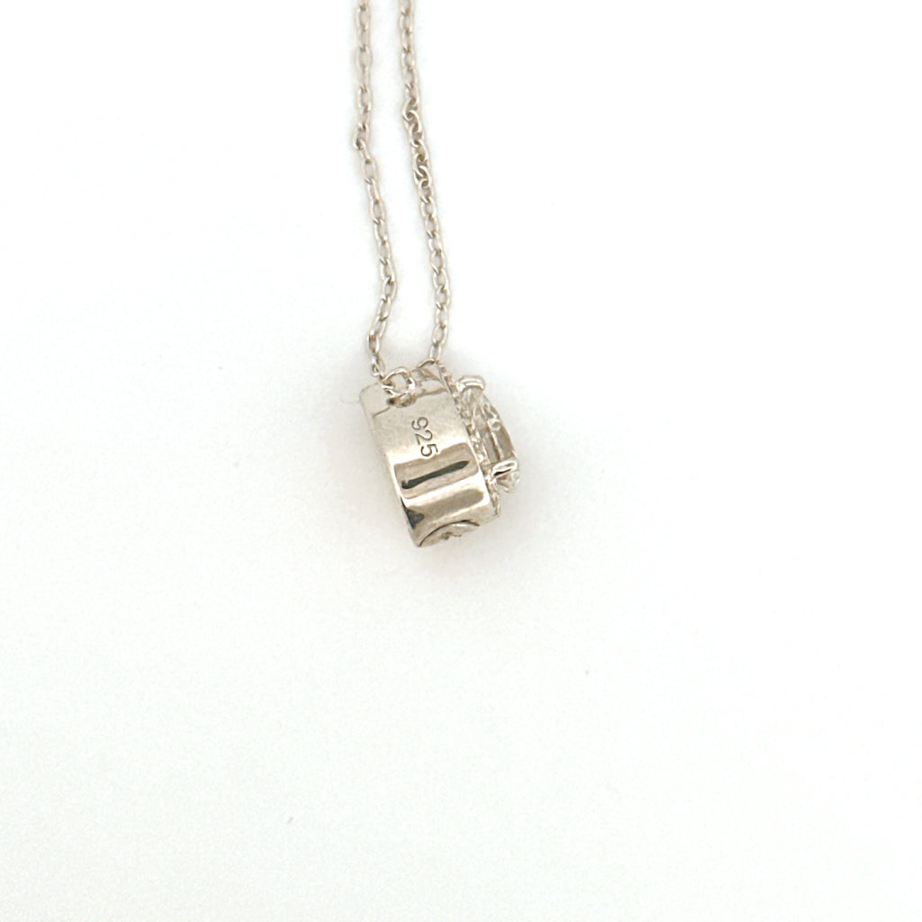 Teardrop Urn Necklace, Diamond Cremation Jewelry for Human/Pet Ashes, Ash Holder, Genuine Gemstone Birthstones