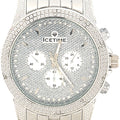 Men’s Diamond Luxury Watch – 1/10 CTTW Natural Diamond, Gift for Him