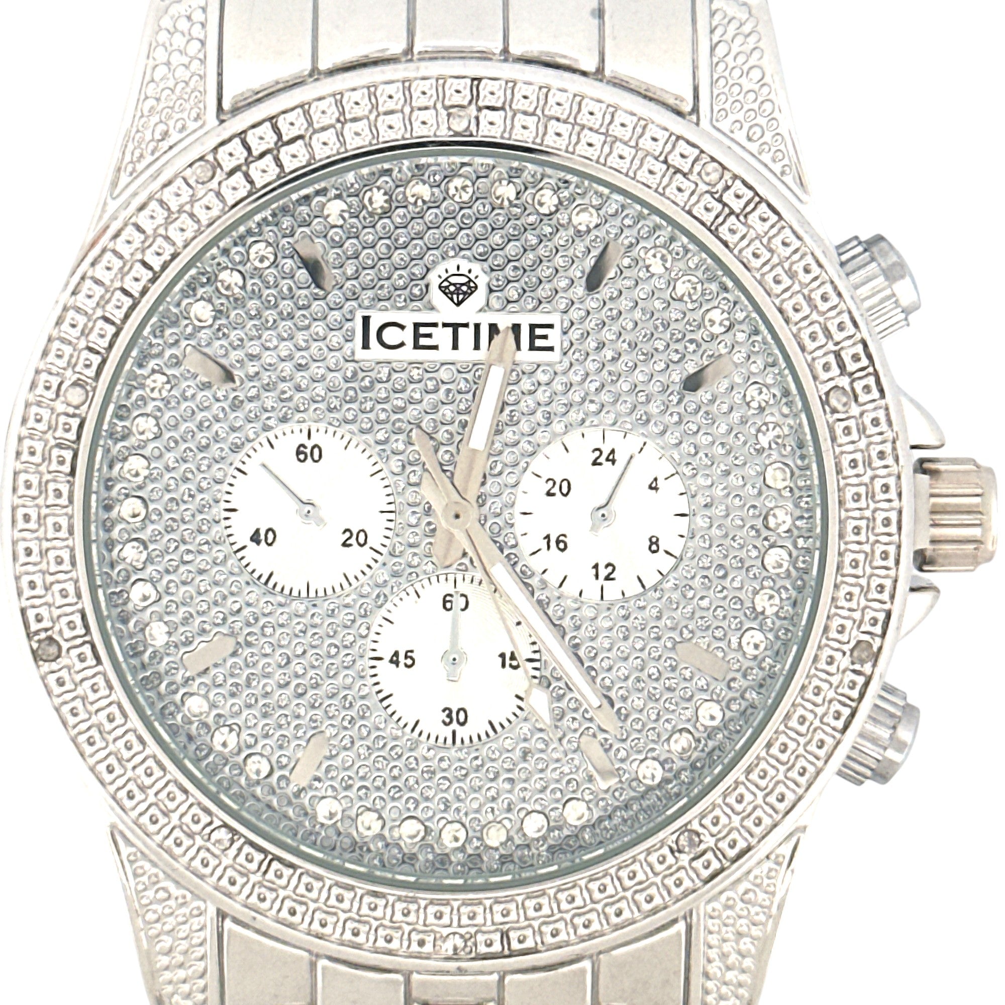 Men’s Diamond Luxury Watch – 1/10 CTTW Natural Diamond, Gift for Him