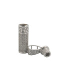 Cylinder Diamond Urn Pendant, Cylinder Urn Pendant to Hold Ashes, Gold Cremation Necklace Keepsake Jewelry