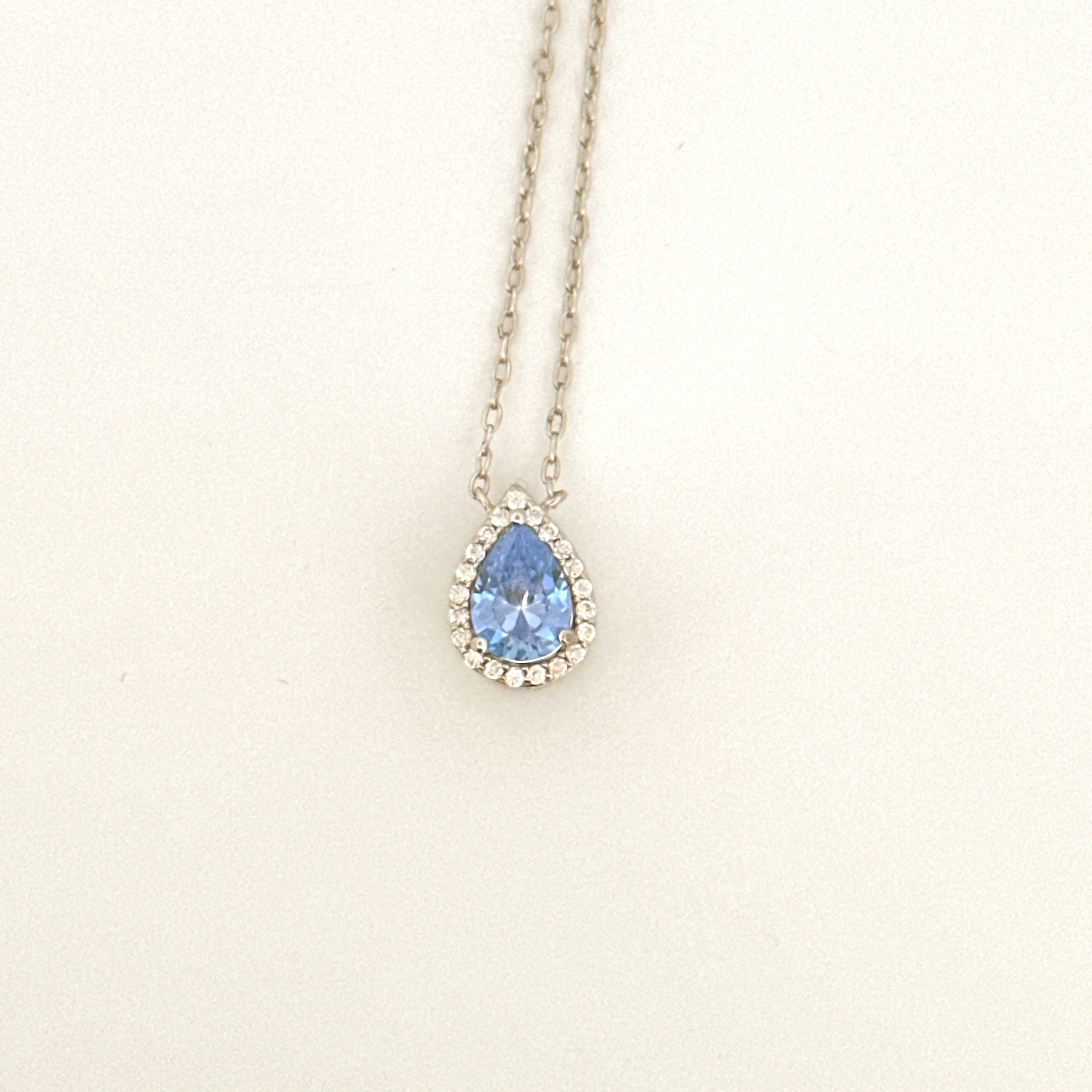 Teardrop Urn Necklace, Diamond Cremation Jewelry for Human/Pet Ashes, Ash Holder, Genuine Gemstone Birthstones