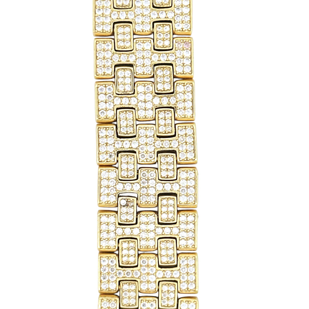Diamond Apple Band,  Moissanite Diamond Band for Apple Watches, Made for All Series