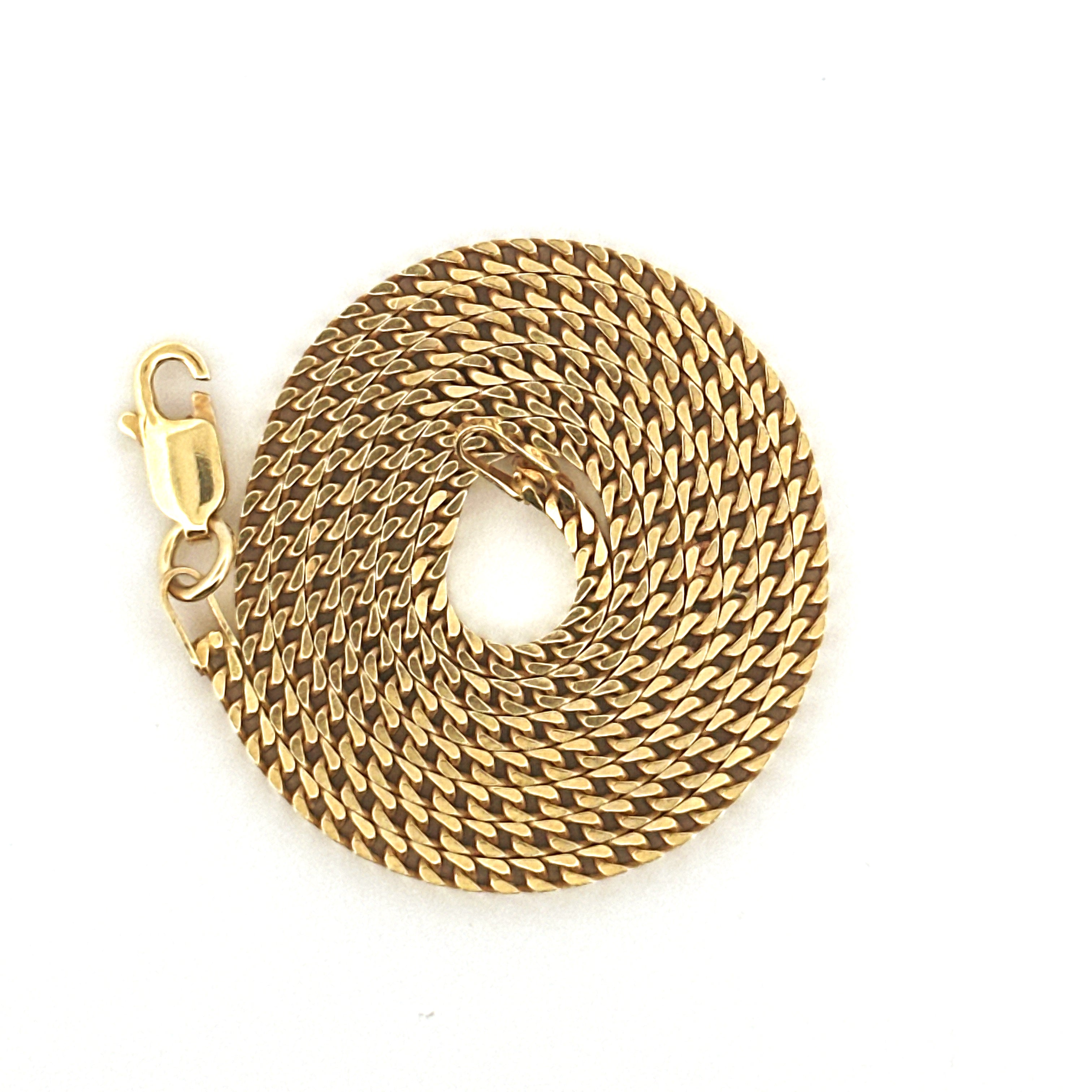 Franco Chain, Diamond-Cut Unisex Chain, Available in 10k or 925