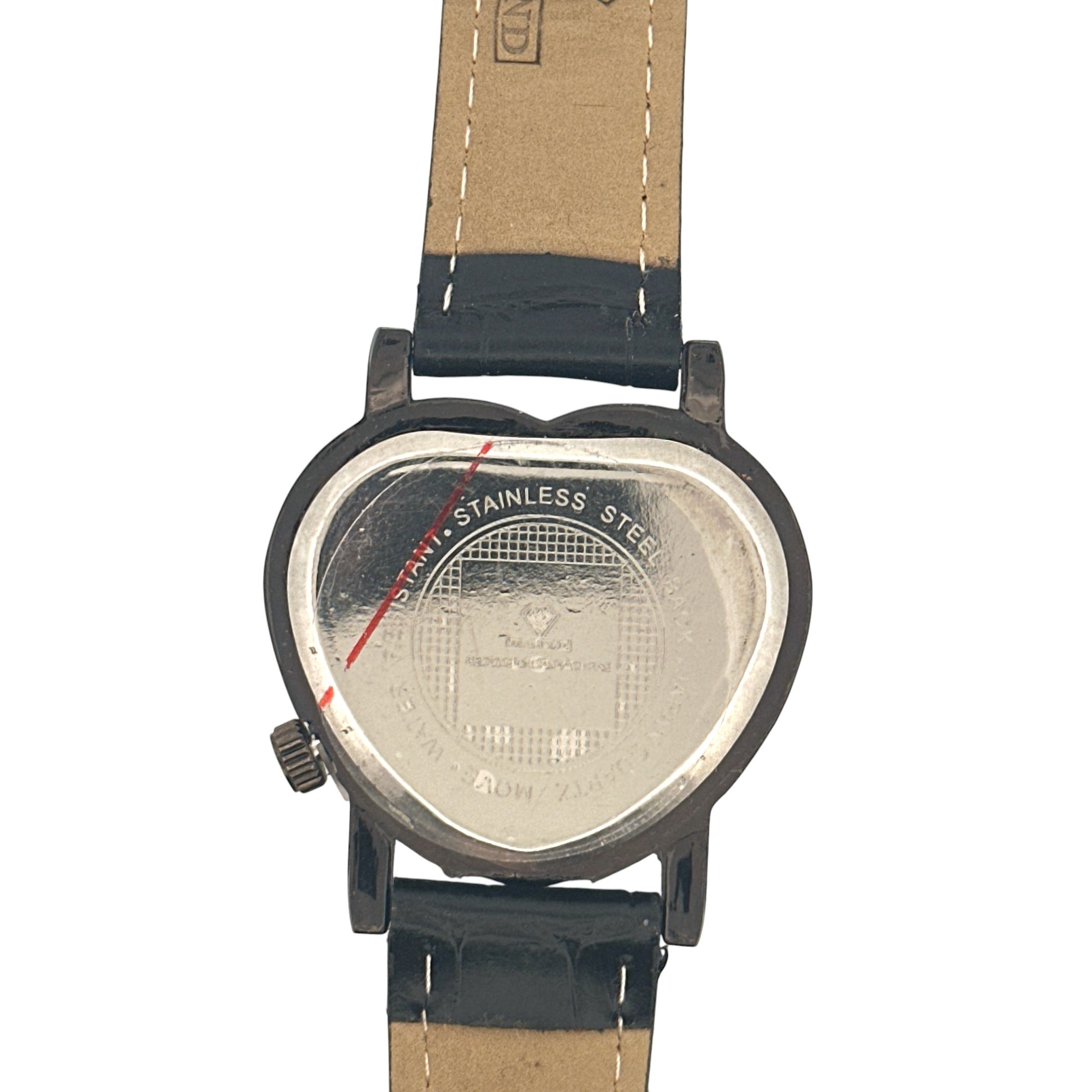 Women's Diamond Watch, Gift for Her, Real Diamond Heart Watch