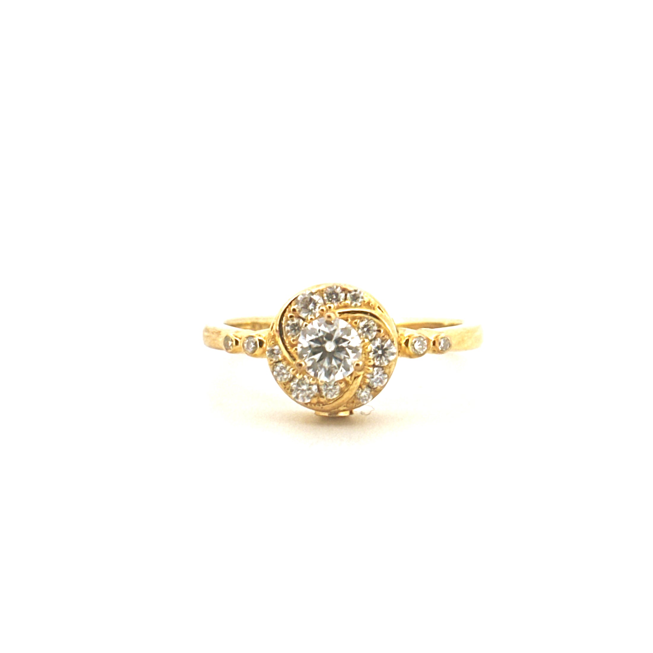 Custom Flower Urn Ring – GRA Certified VVS Moissanite or Swarovski Crystal – Personalized Memorial Ashes Ring