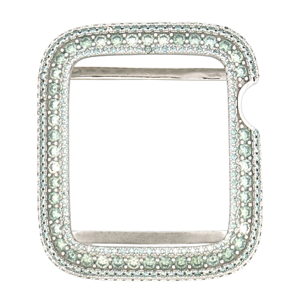 VVS GRA Certified Diamond Apple Bezel , GRA Certified Emerald Moissanite Diamonds, All Series, 100% Passes Diamond Testers