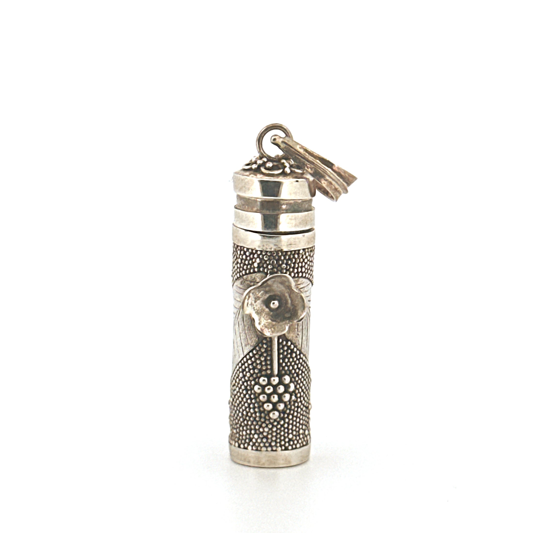 Artisan Urn Pendant – Hand-Carved 14K Gold Vermeil Cremation Necklace in Sterling Silver | Unique Memorial Jewelry