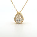 Teardrop Urn Necklace, Cremation Jewelry for Ashes, Ash Holder Keepsake Urn Pendant
