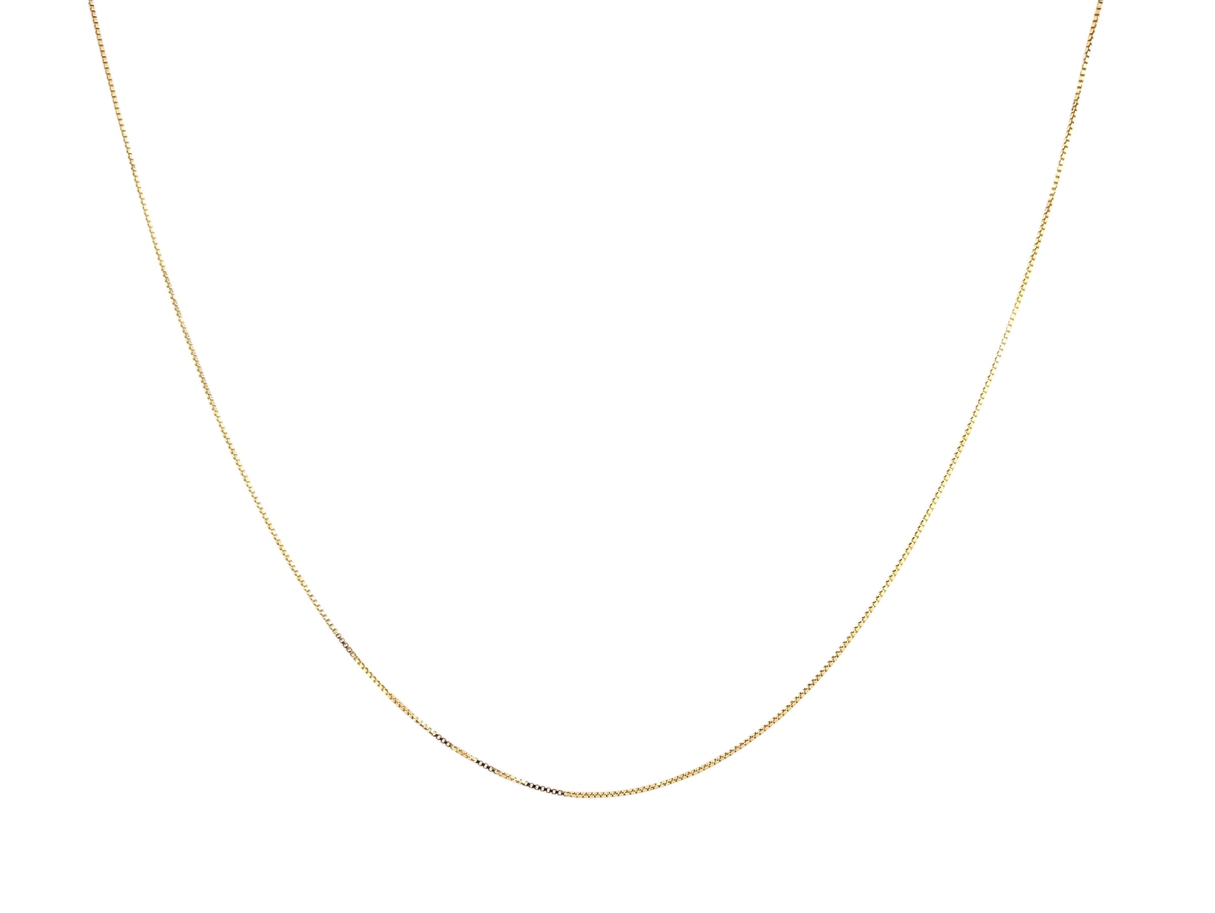 Box Chain Diamond-Cut Two Tone Gold – 14K Over 925 Sterling Silver, Unique Design