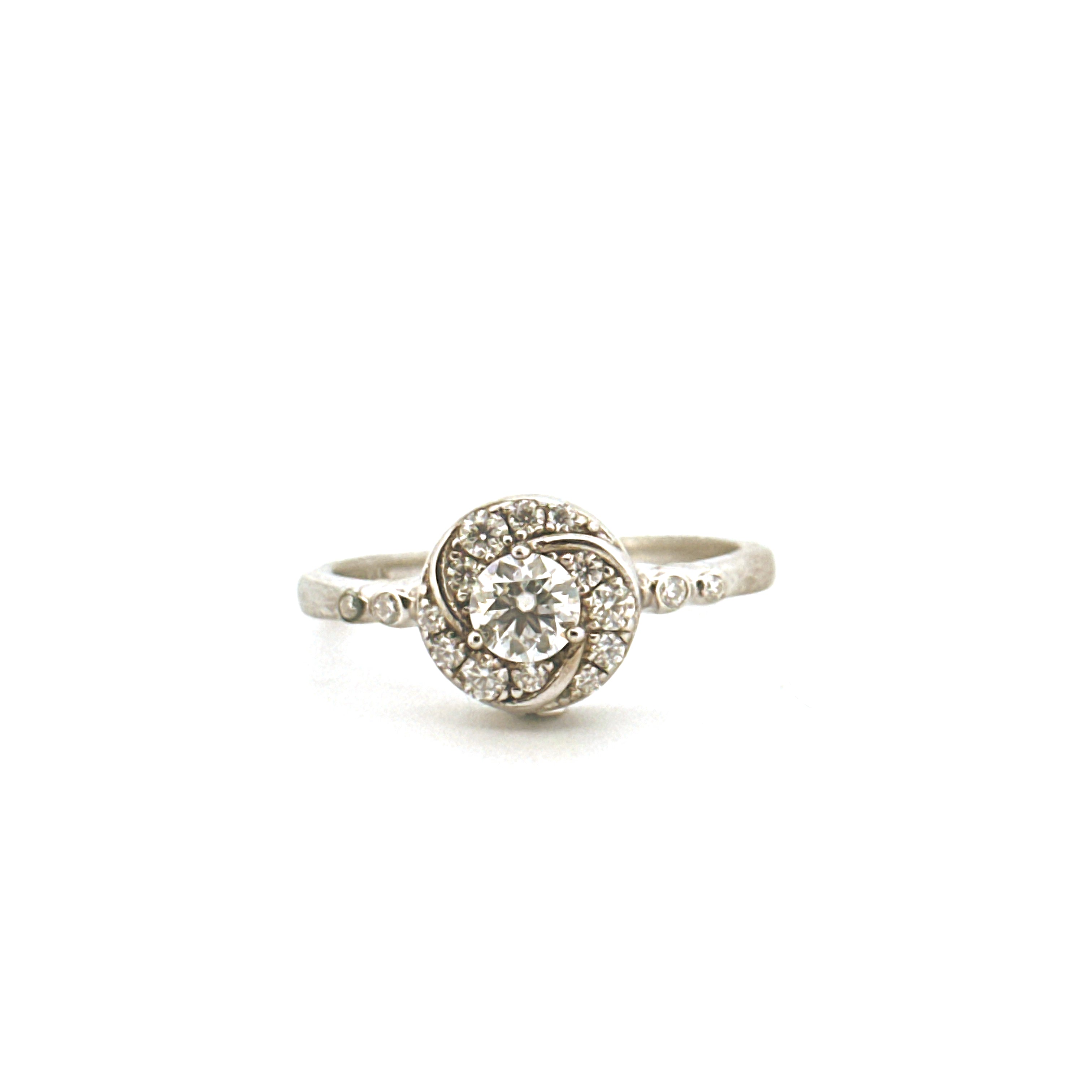 Flower Urn Ring, Diamond Urn Ring For Human/Pet Ashes, Gold Vermeil Urn Ring, Keepsake Urn Jewelry
