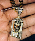 Load image into Gallery viewer, Jesus head pendant charm Real Diamonds! Natural diamond custom designed. Best gift best seller huge sale!
