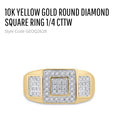 Load image into Gallery viewer, Real Diamond Ring | 10K Solid Gold | Luxury | Diamond Jewelry | HipHop Rings for men | Wedding Bands | Real Gold Rings | Christmas Gifts
