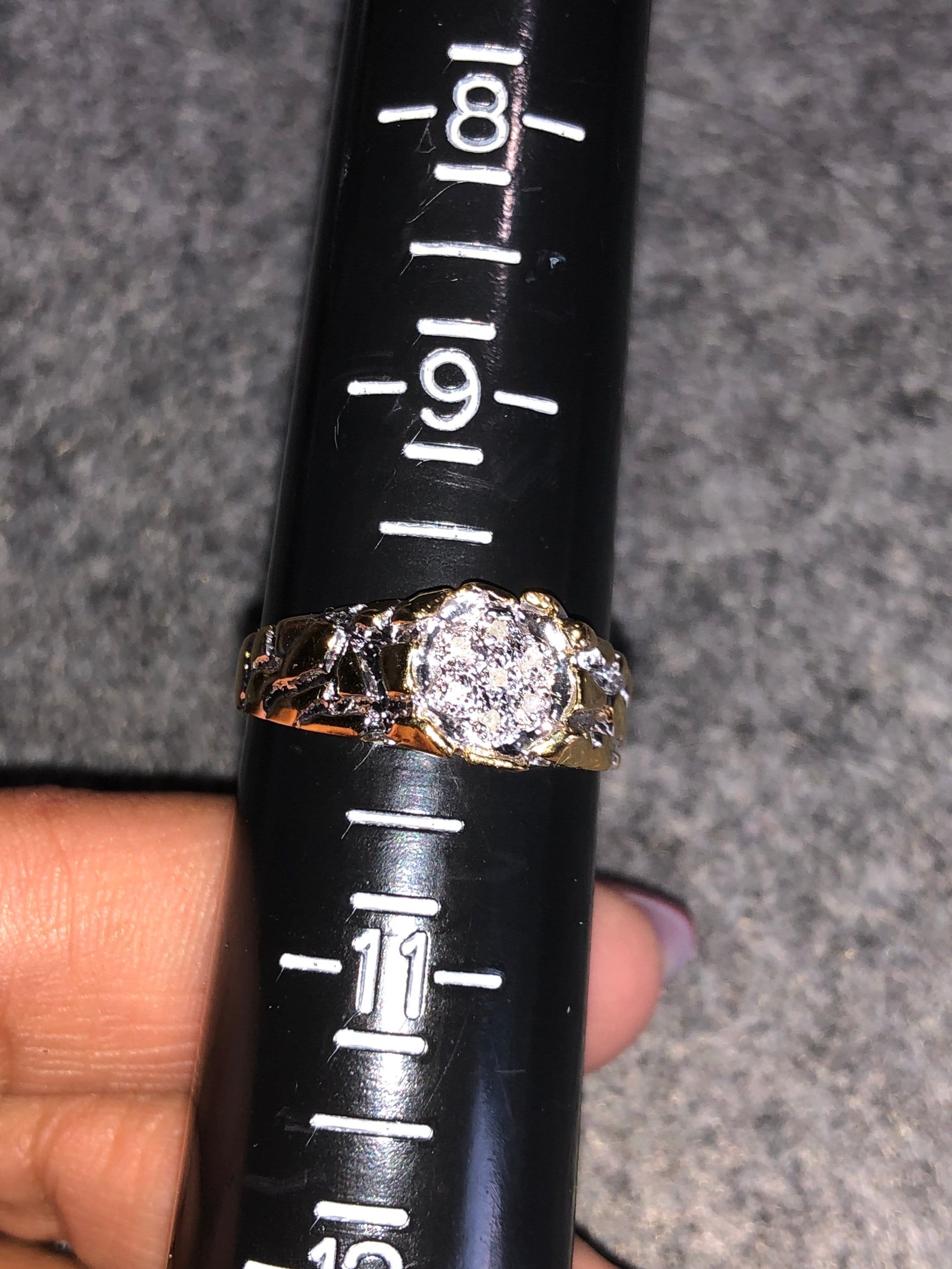 Men’s Real Diamond Ring! Huge Sale! Comes with certificate of authenticity. Not CZ not fake!