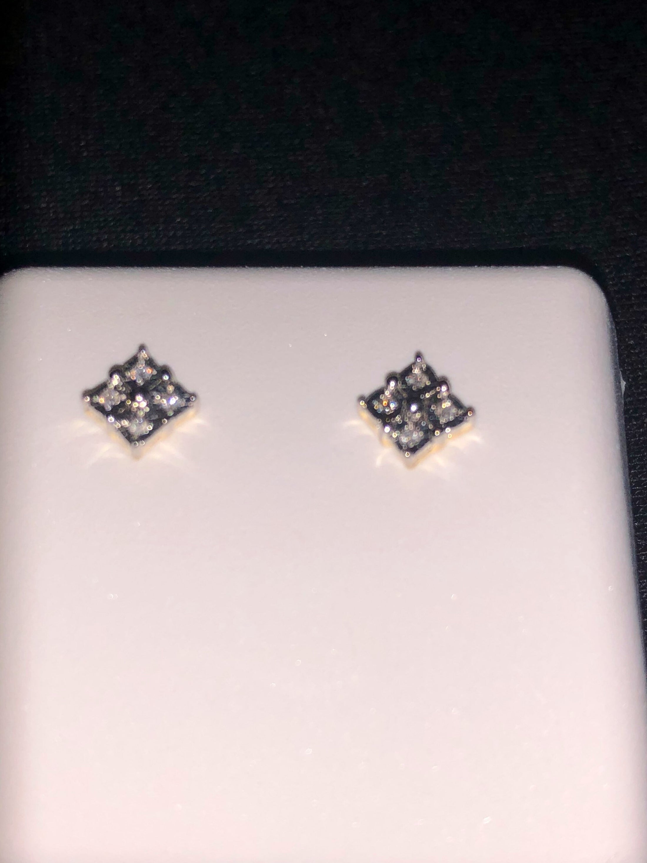 These beautiful Real Diamond Stud Earrings are the best earrings I’ve come across in a long time. Comes w/ certificate of authenticity. Sale