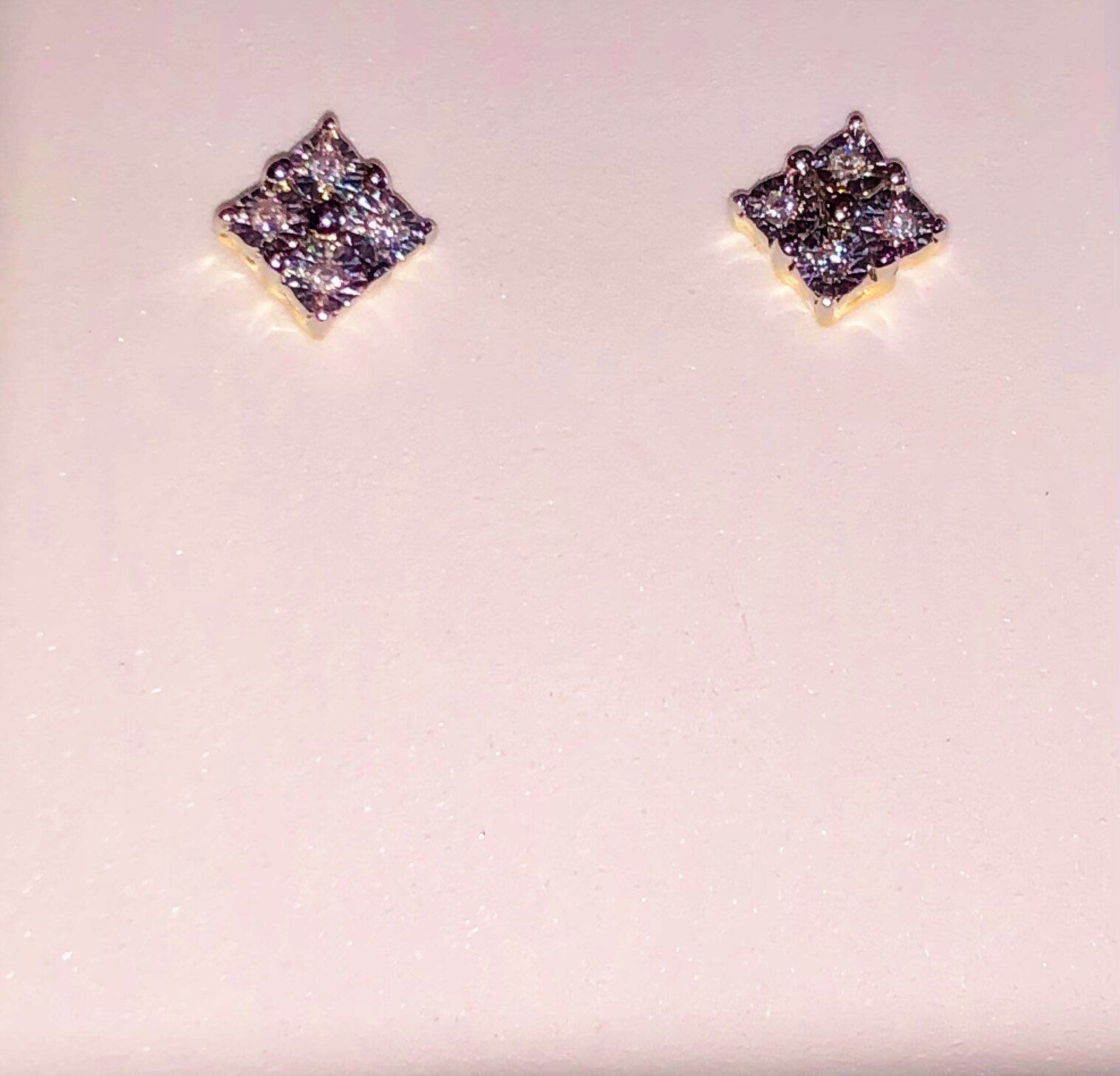 These beautiful Real Diamond Stud Earrings are the best earrings I’ve come across in a long time. Comes w/ certificate of authenticity. Sale