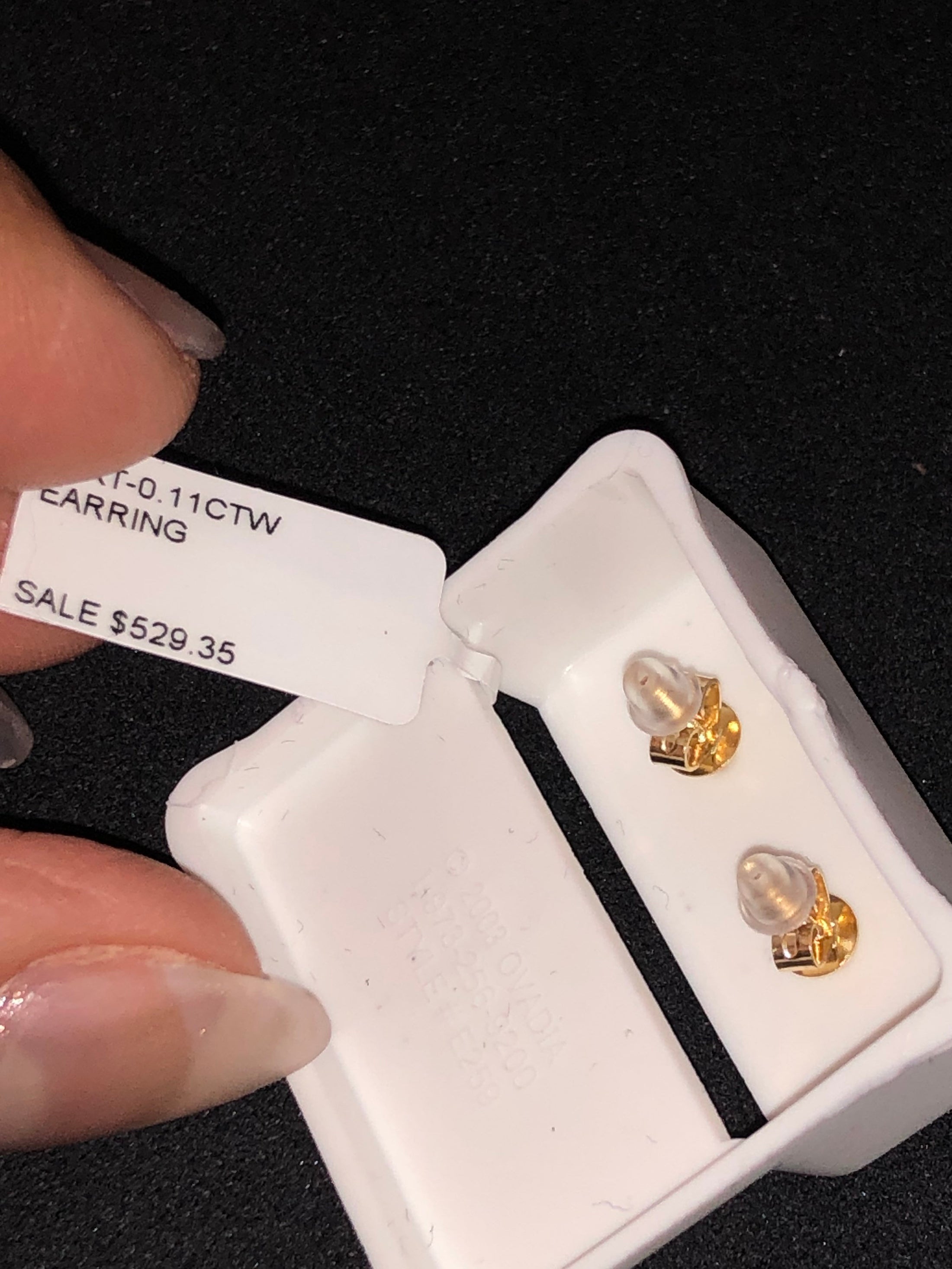 10k solid Real gold natural diamonds! Not CZ not moissanite not lab! Comes w/ certificate of authenticity n gift packaging Huge Sale Limited