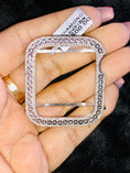 Cargar la imagen en la vista de la galería, Series 8 Real Diamond Bezel | Luxury Diamond Case | Series 7/8 Apple Watch 41/45mm | Apple Watch Bezel Diamond | Hiphop Bezel | Real Diamond

