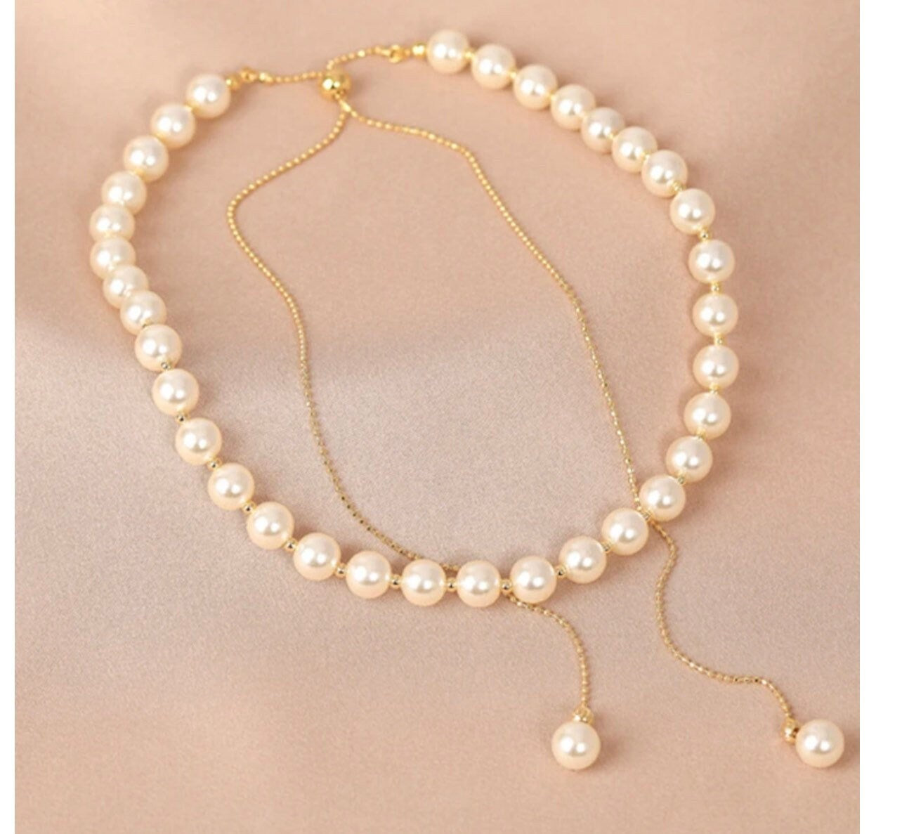 Pearl Necklace Made | Wear It In Your Own Style | Perfect For Her | Christmas Gift