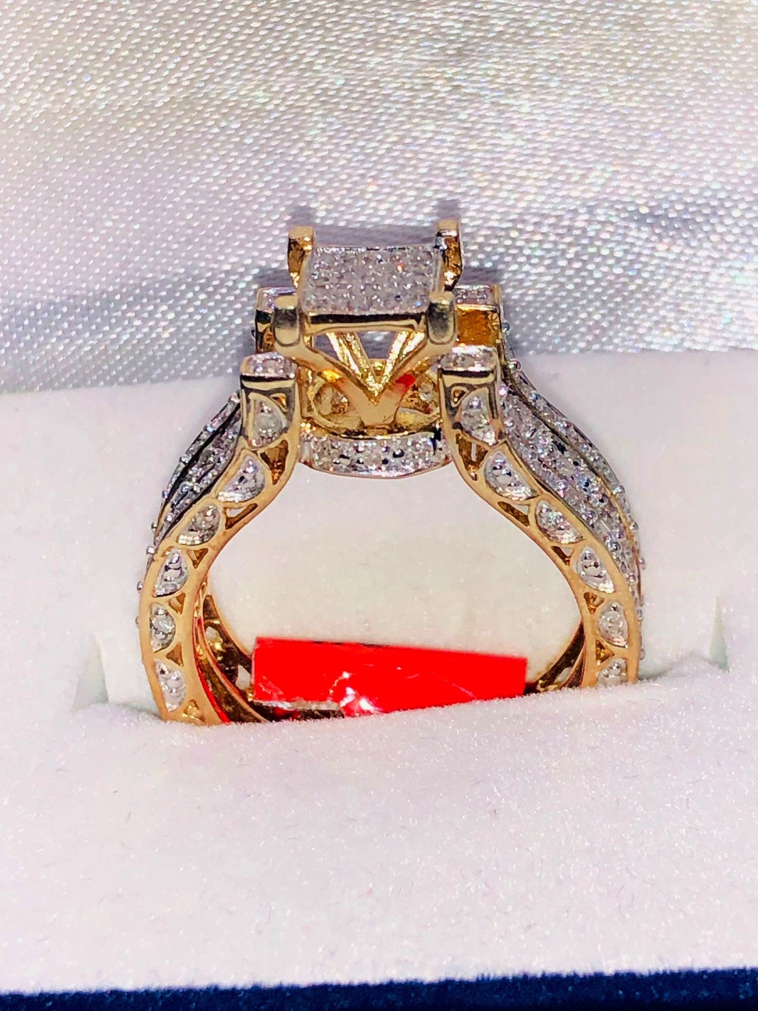 Real Diamond Engagement Ring, Gift For Her, Bridal Jewelry, Genuine Natural Diamond, Promise Ring, Wedding Ring, Custom Designer Ring, Gift