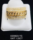 Load image into Gallery viewer, Early Doorbuster Semi Annual Deal! Unbeatable! 10k solid gold Real Genuine Diamond custom Designed Cuban ring 1.25ct w/ Free Appraisal WOW!
