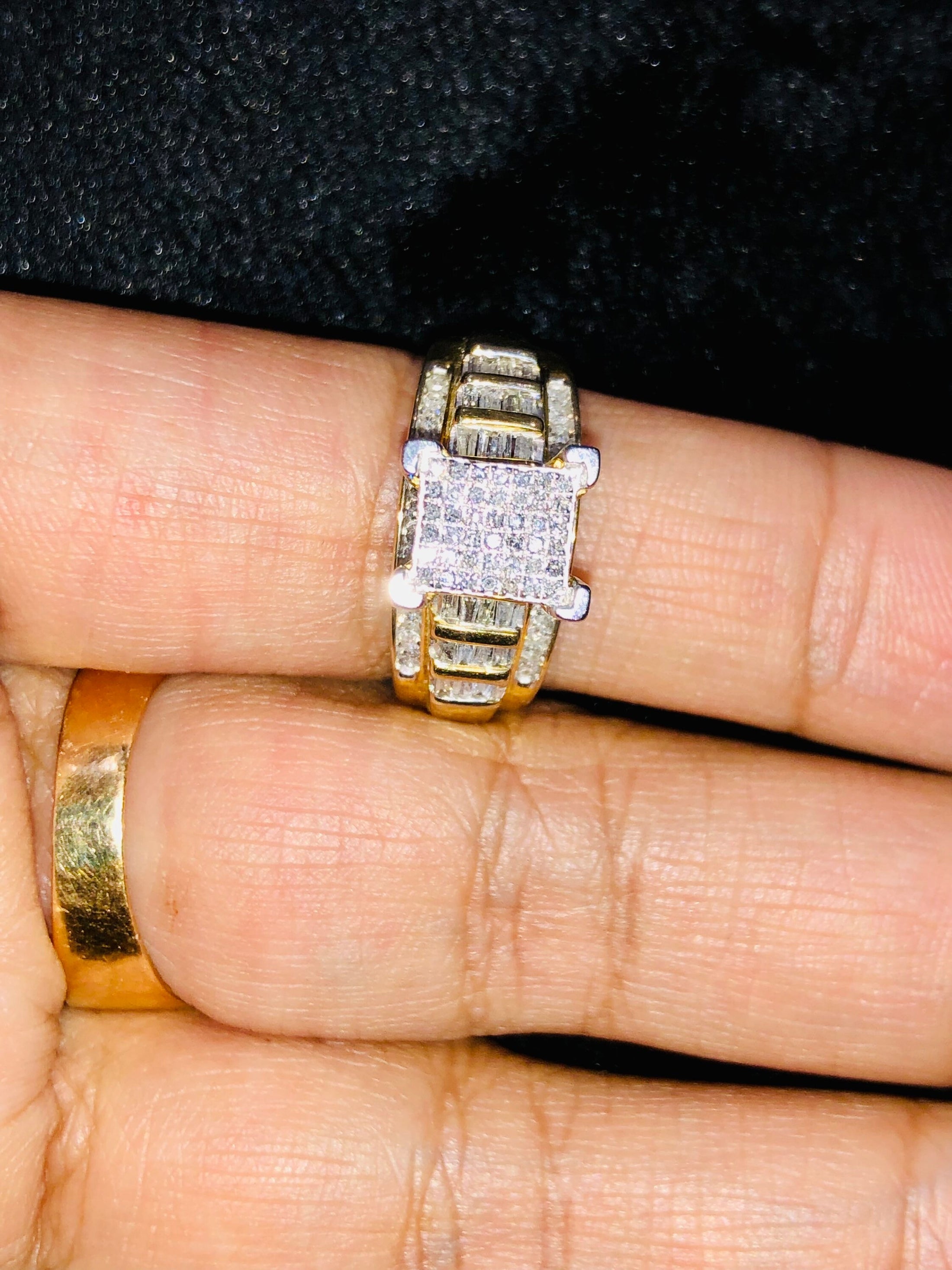 Real diamond bridal engagement designer Cindy collection ring .66ct natural diamonds NOT CZ not moissanite! So beautiful head turner! Sale