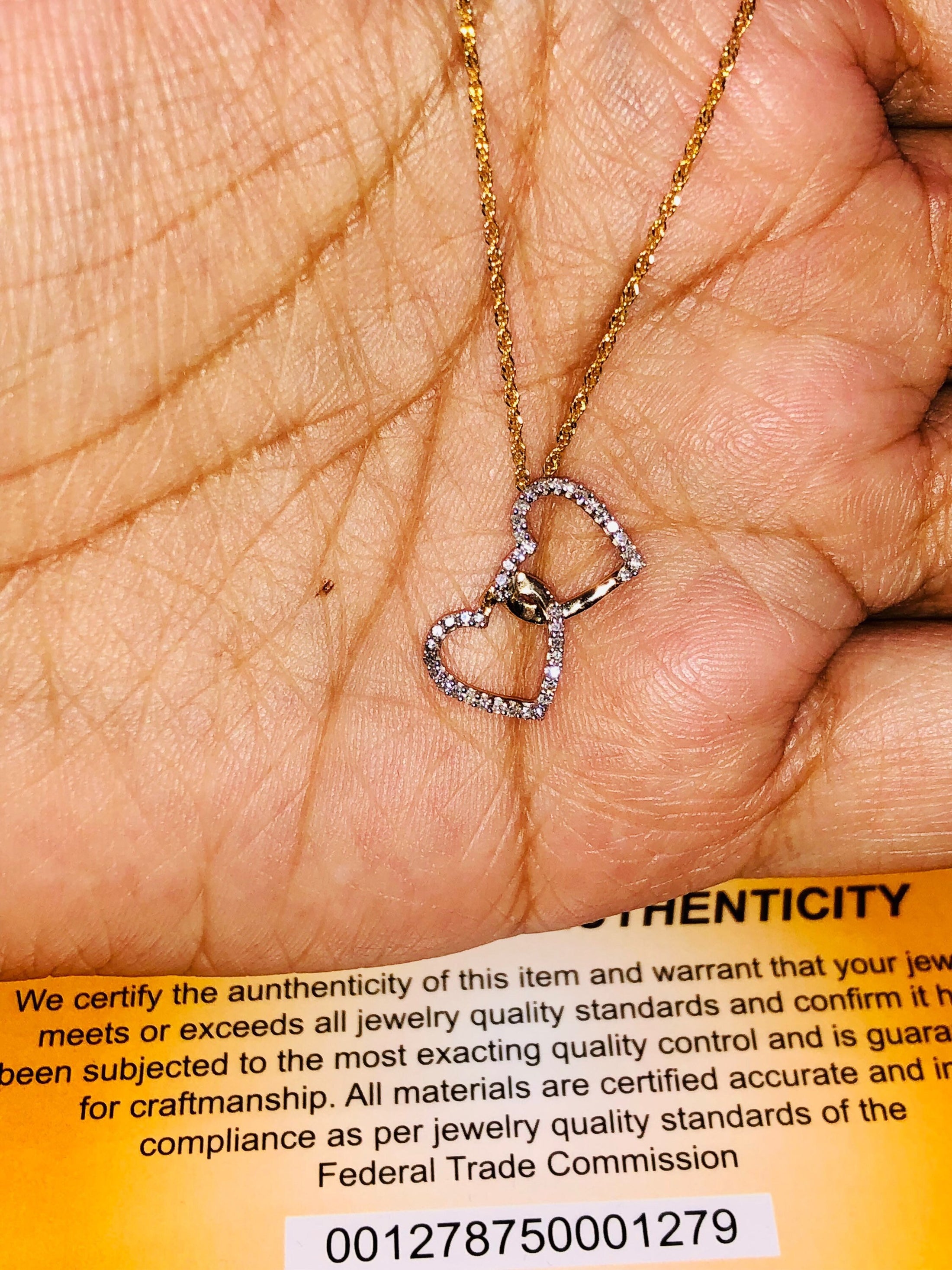 10K Real Gold | Natural Diamond Pendant | Luxury Diamond Jewelry | Heart Jewelry | Gold Charm | Real Diamond Heart Pendant | Gift for Mom