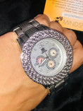 Load image into Gallery viewer, Exclusive designer mens certified real diamond watch comes with authenticity card free gift packaging not CZ not moissanite limited edition!
