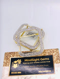 Load image into Gallery viewer, Real Diamond Apple Watch | Luxury Diamond Watch | Series 7 Apple Series 8| Apple Watch Bezel Diamond | Hiphop Watch |10K Gold Vermeil
