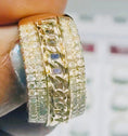 Cargar la imagen en la vista de la galería, Early Doorbuster Semi Annual Deal! Unbeatable! 10k solid gold Real Genuine Diamond custom Designed Cuban ring 1.25ct w/ Free Appraisal WOW!
