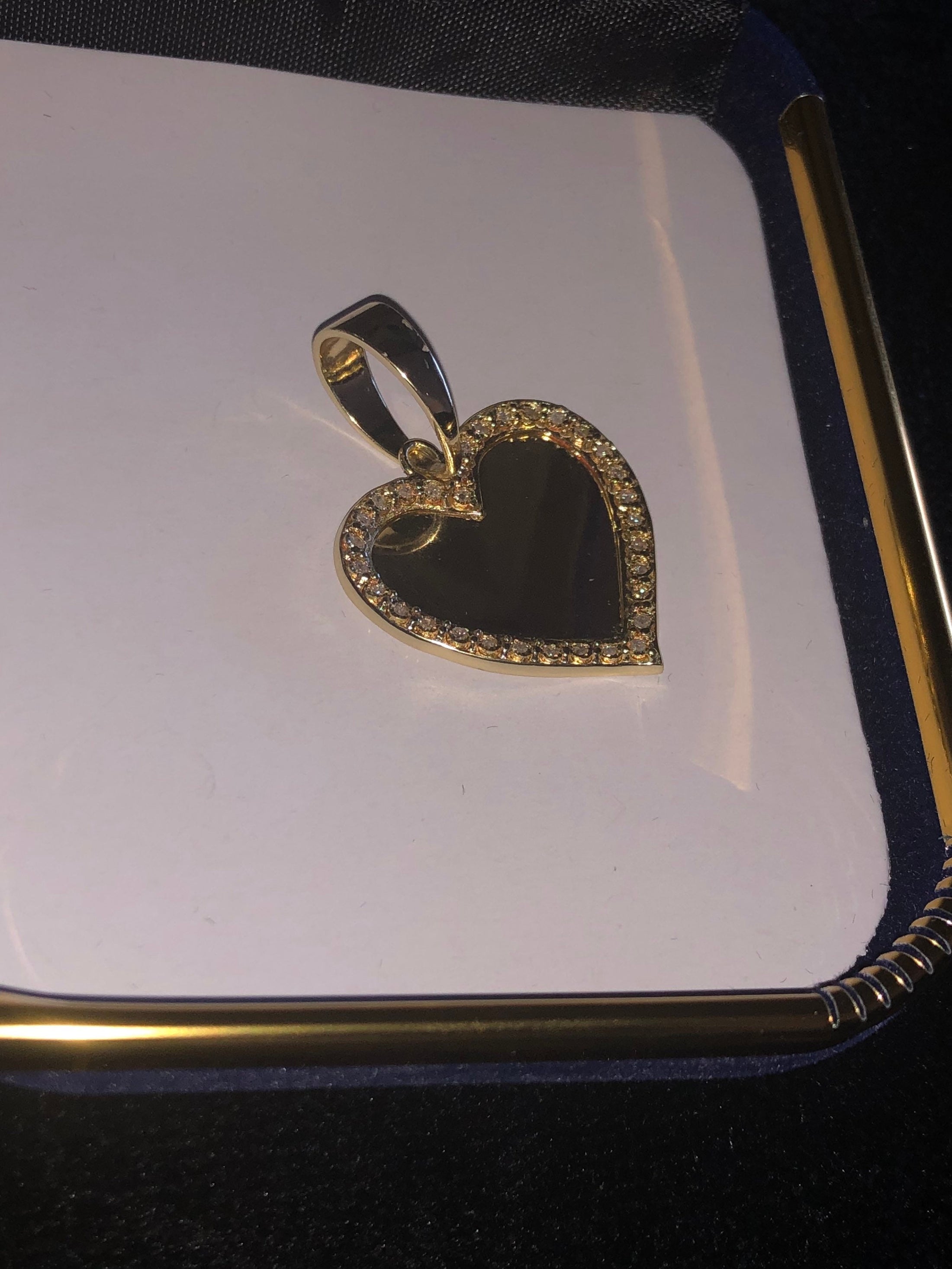 Real Diamond heart memory charm pendant Bestselling gift Not CZ not fake Authenticity and gift packaging included Huge Sale fast shipping!