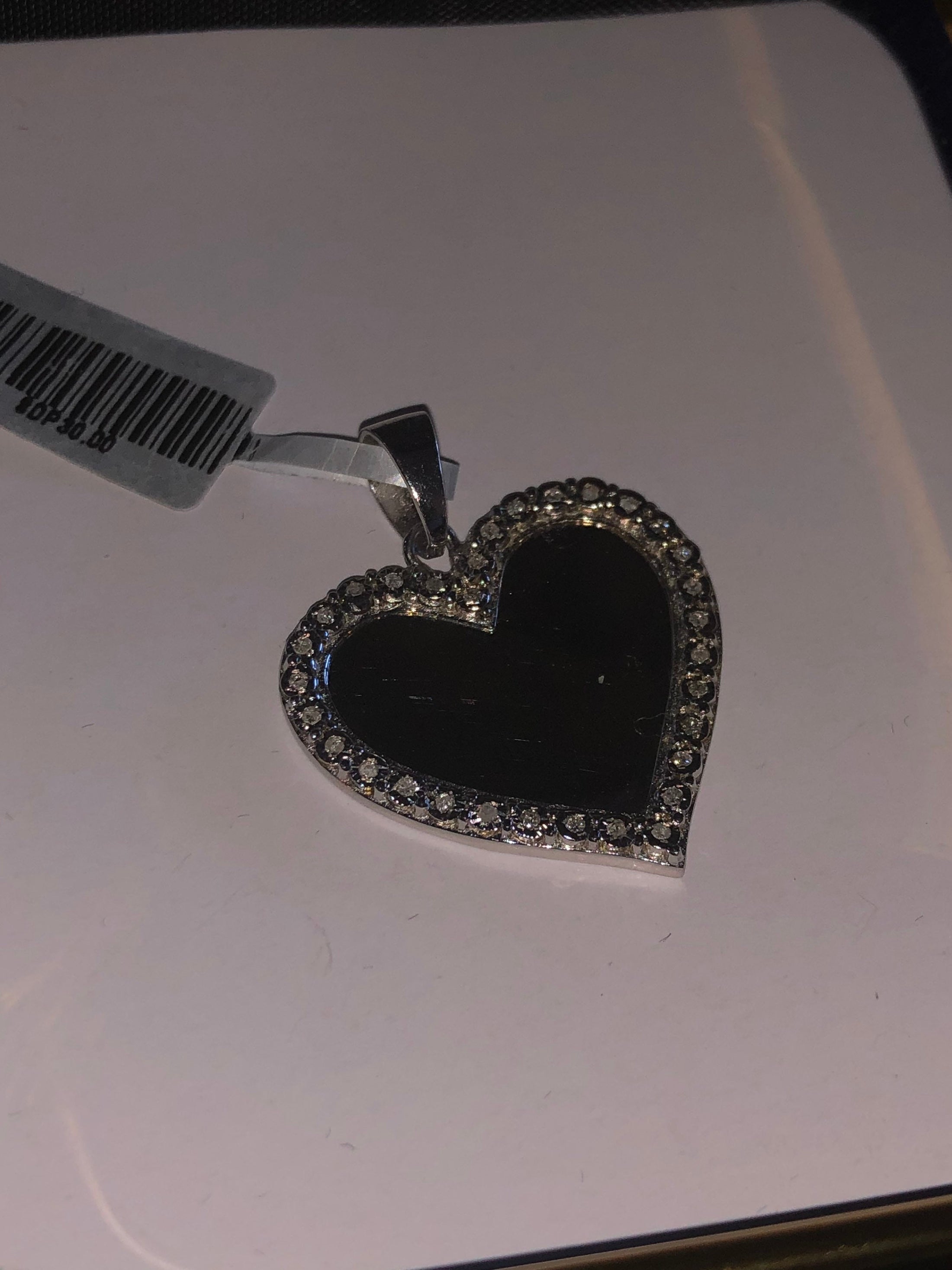 Real Diamond heart memory charm pendant Bestselling gift Not CZ not fake Authenticity and gift packaging included Huge Sale fast shipping!