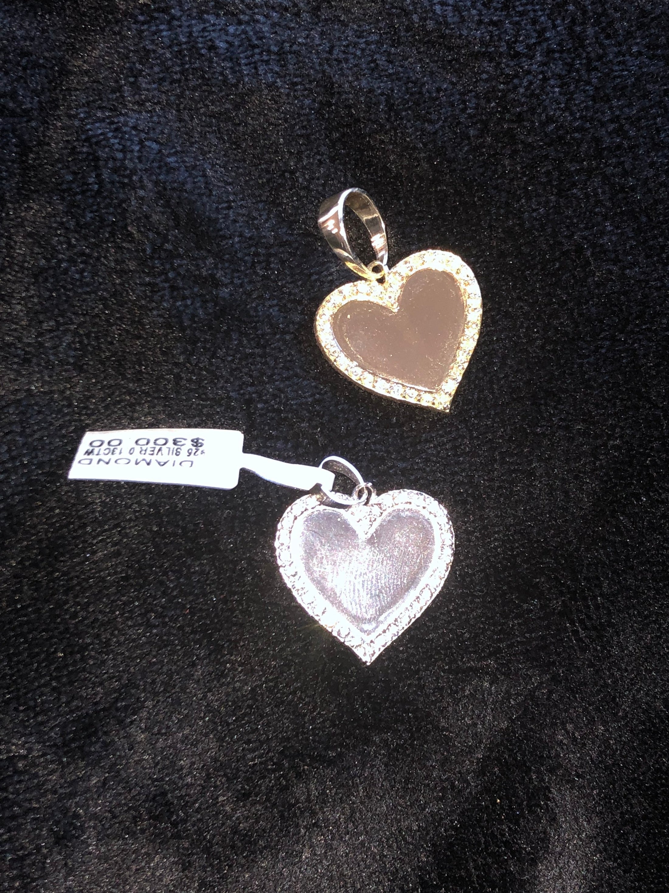 Real Diamond heart memory charm pendant Bestselling gift Not CZ not fake Authenticity and gift packaging included Huge Sale fast shipping!