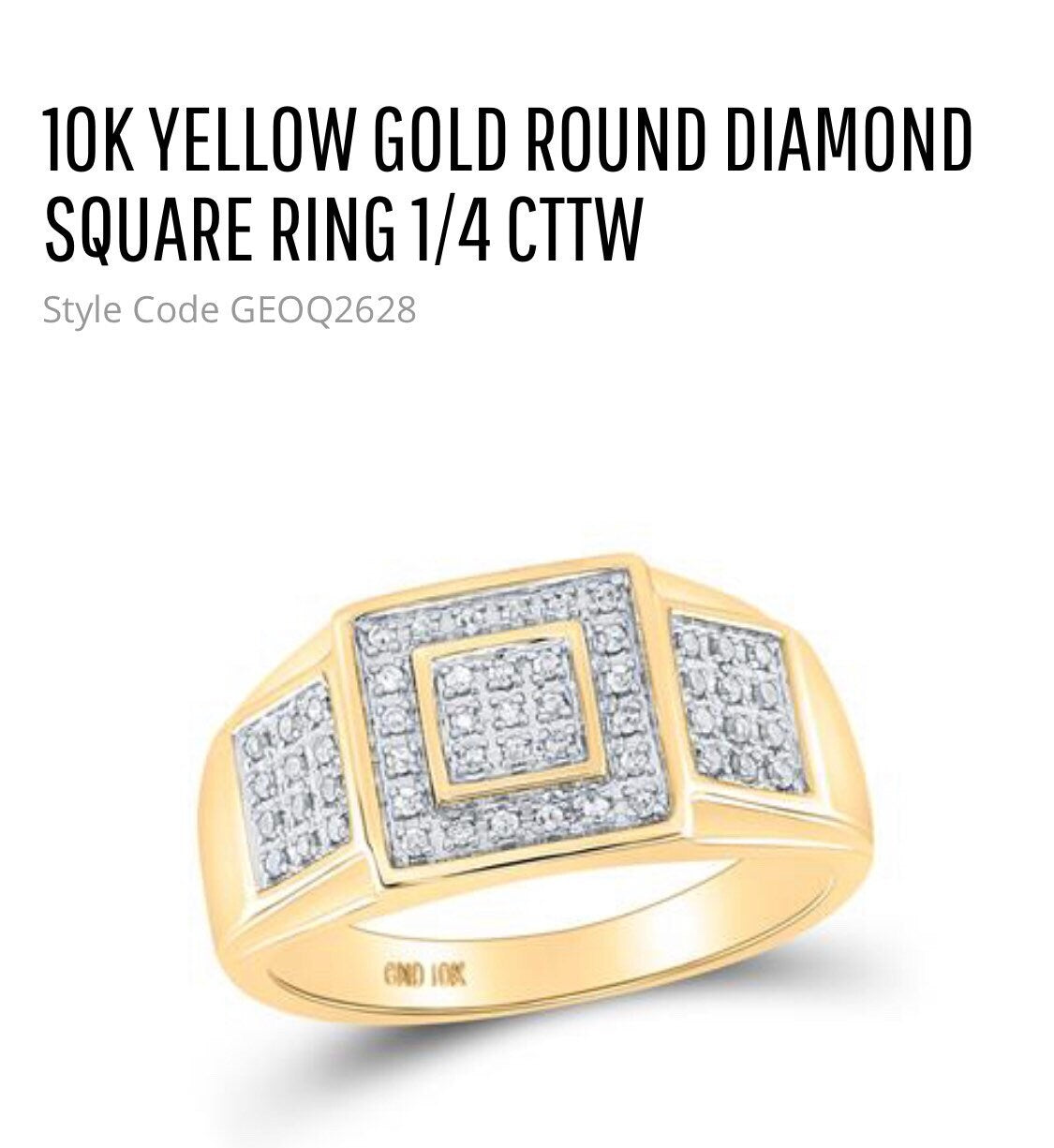 10K Real Gold | Natural Diamond Ring | Luxury Diamond Jewelry | HipHop ring | Gold Ring | Real Diamond | holiday Sale | Gift for men