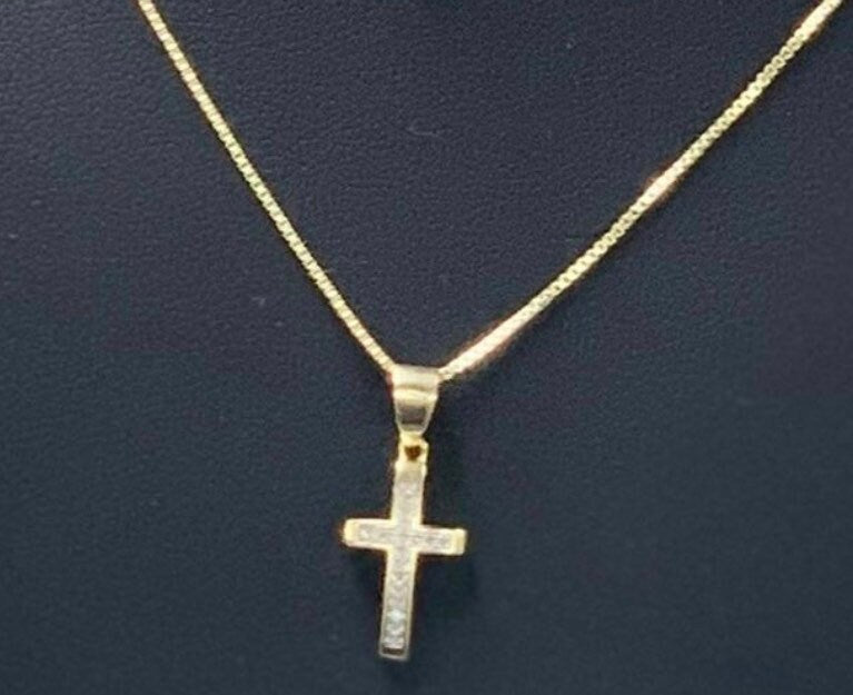 Biggest annual sale ever! Best holiday for men and women and children! Custom made Real Diamond cross pendant charm w/ Free chain WOW