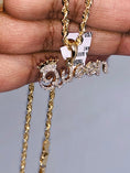 Load image into Gallery viewer, Queen Pendant | 10k Gold | Diamond | Bling | Luxury | Custom Charm | For Him | For Her | Christmas Gift
