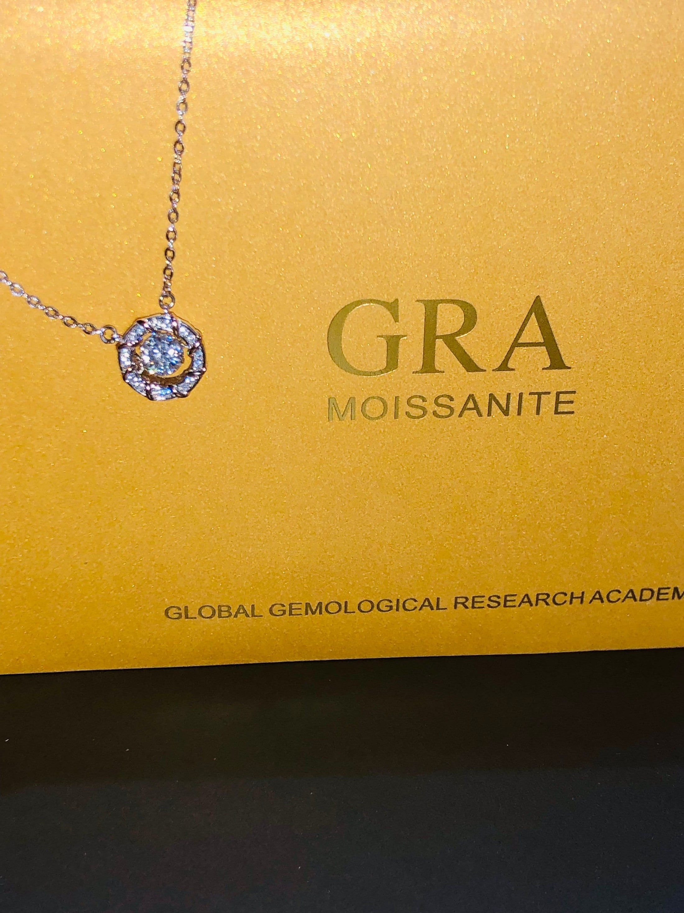 1ct GRA certified lab diamond necklace, Bridal Jewelry, solitaire necklace, lab grown moissanite diamond, vvs certified, GRA card included,