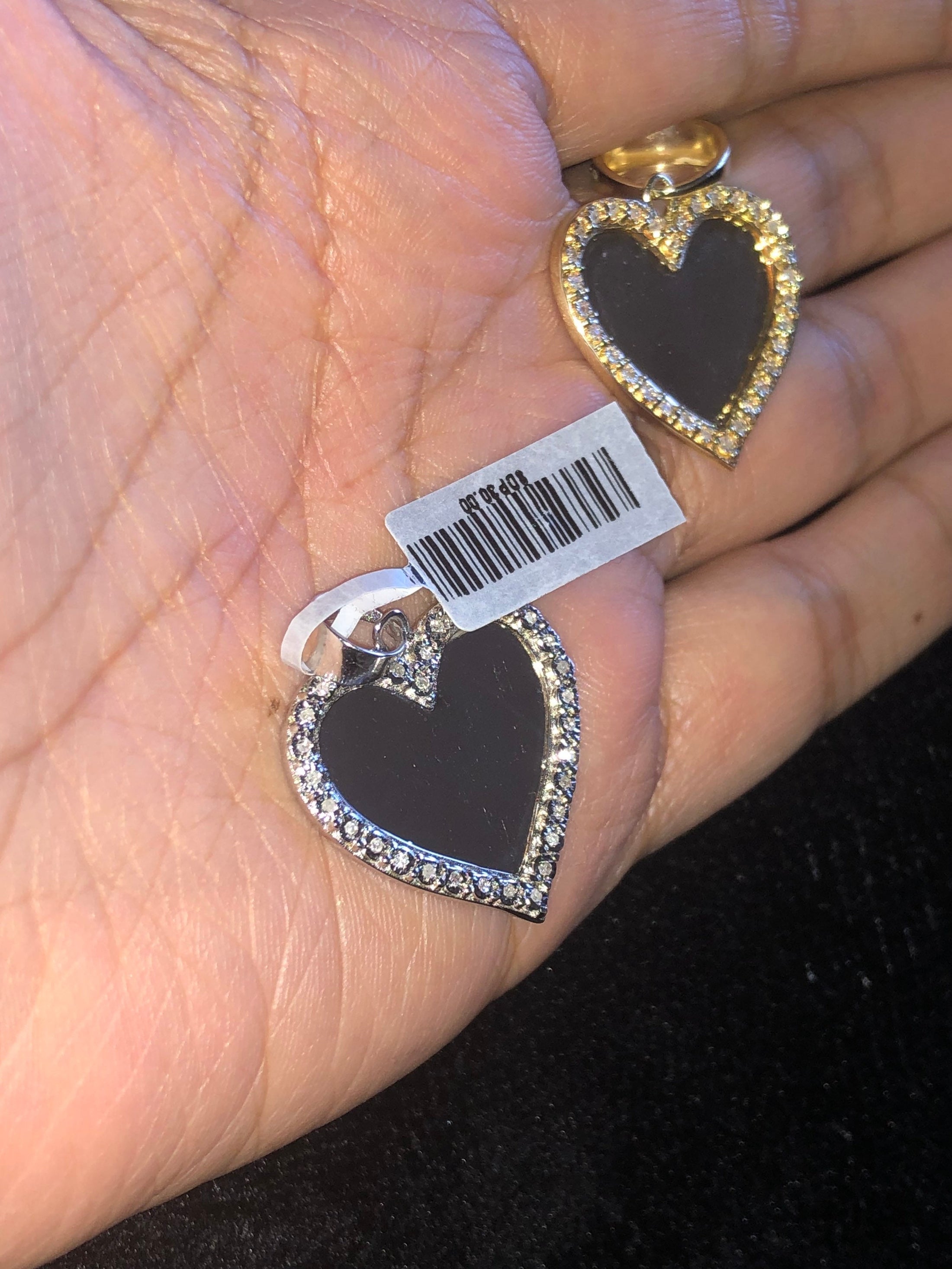 Real Diamond heart memory charm pendant Bestselling gift Not CZ not fake Authenticity and gift packaging included Huge Sale fast shipping!