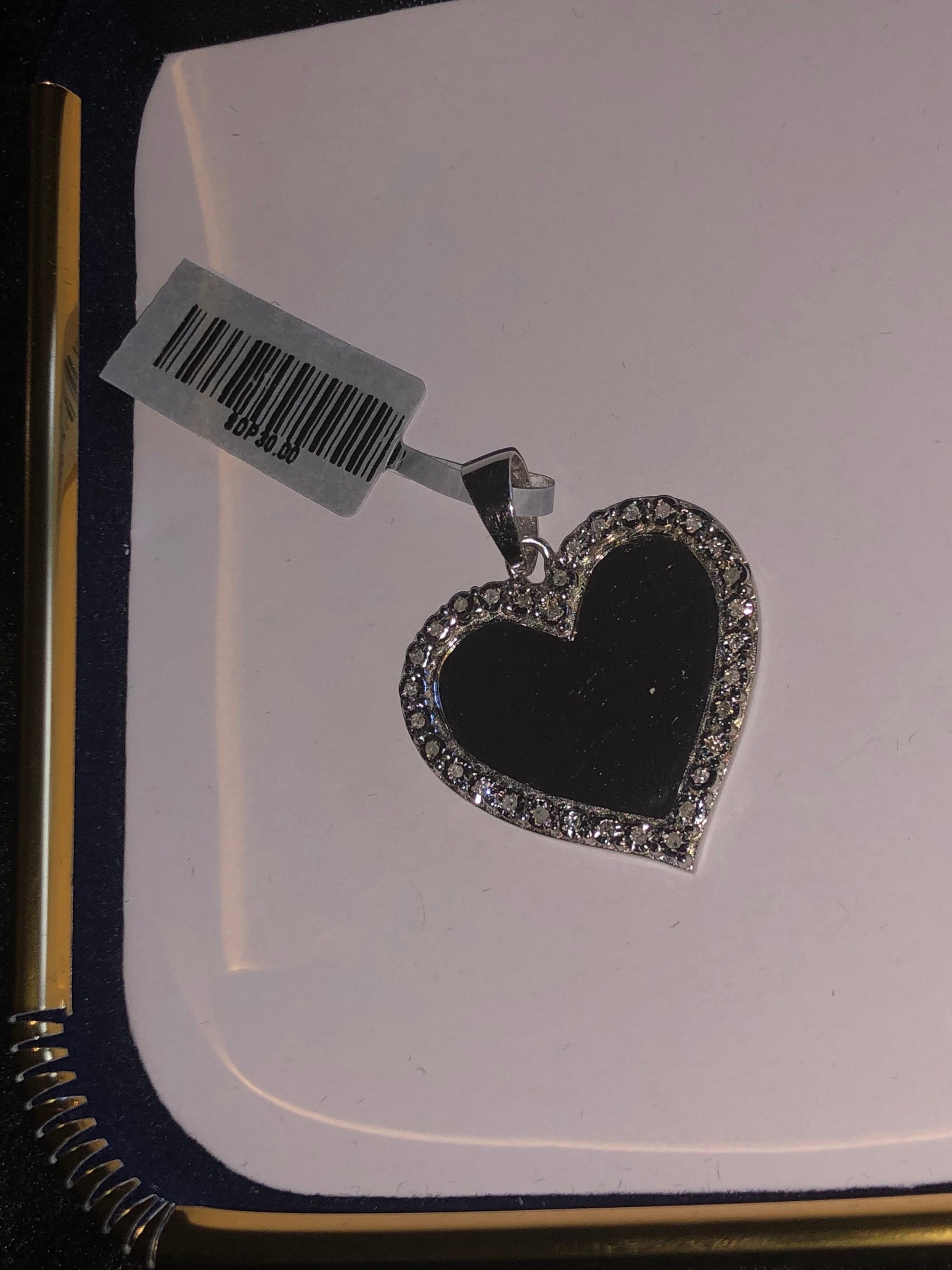 Real Diamond heart memory charm pendant Bestselling gift Not CZ not fake Authenticity and gift packaging included Huge Sale fast shipping!