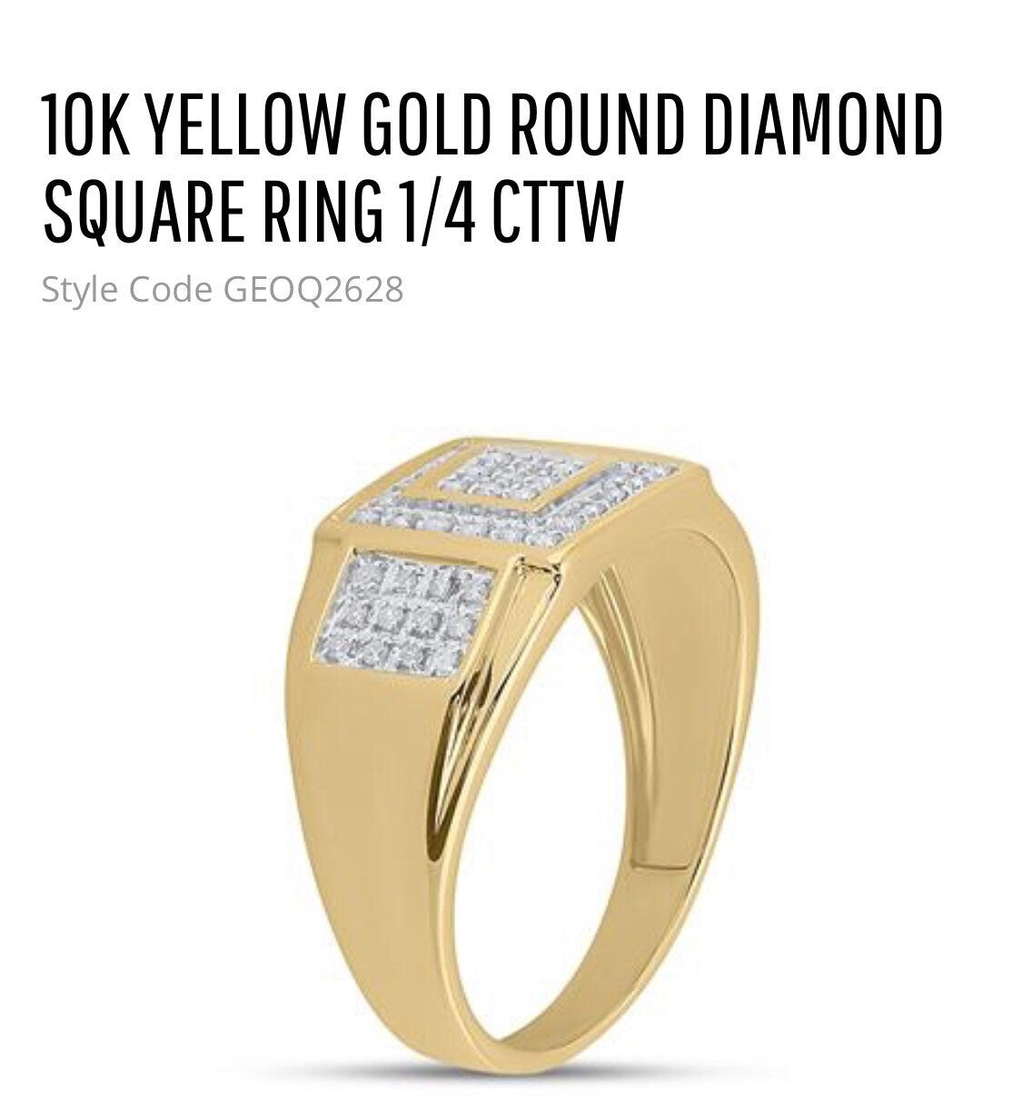 10K Real Gold | Natural Diamond Ring | Luxury Diamond Jewelry | HipHop ring | Gold Ring | Real Diamond | holiday Sale | Gift for men