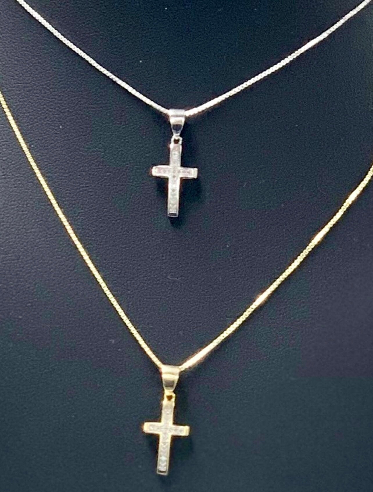 Biggest annual sale ever! Best holiday for men and women and children! Custom made Real Diamond cross pendant charm w/ Free chain WOW