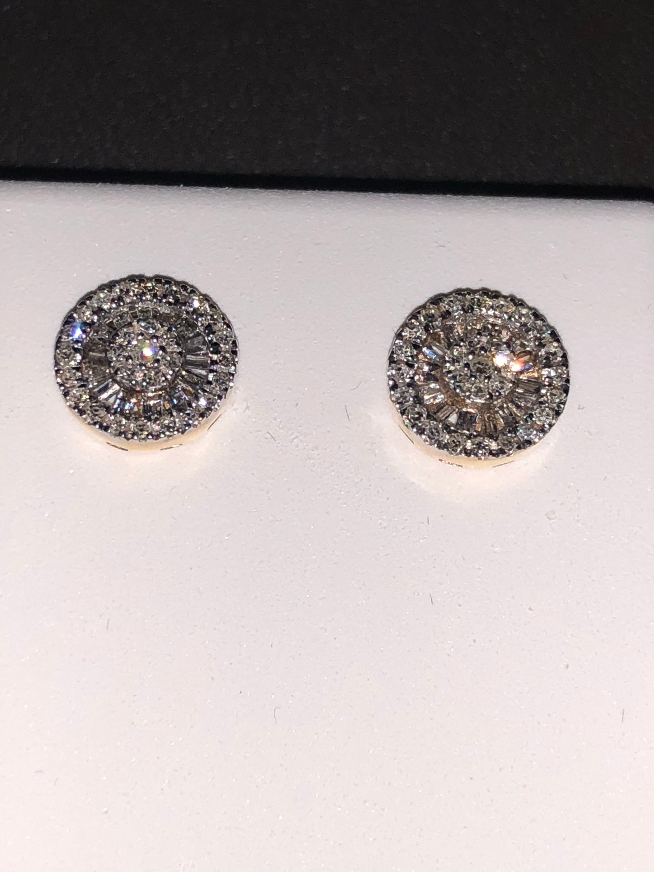 Real Diamond Earring | Stunning Diamond Earring | Diamond Sparkle Stud Earring | 10k Gold Engagement Earrings | Diamond Jewelry Gift For Mom