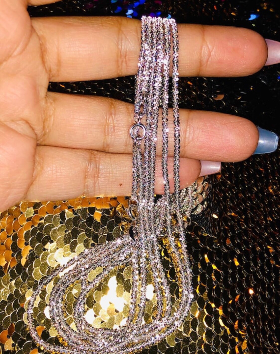 Sparkle Turkish chain! Back in stock after high demand custom made ready to ship! Words cannot justify this beautiful chain. Best gift ever