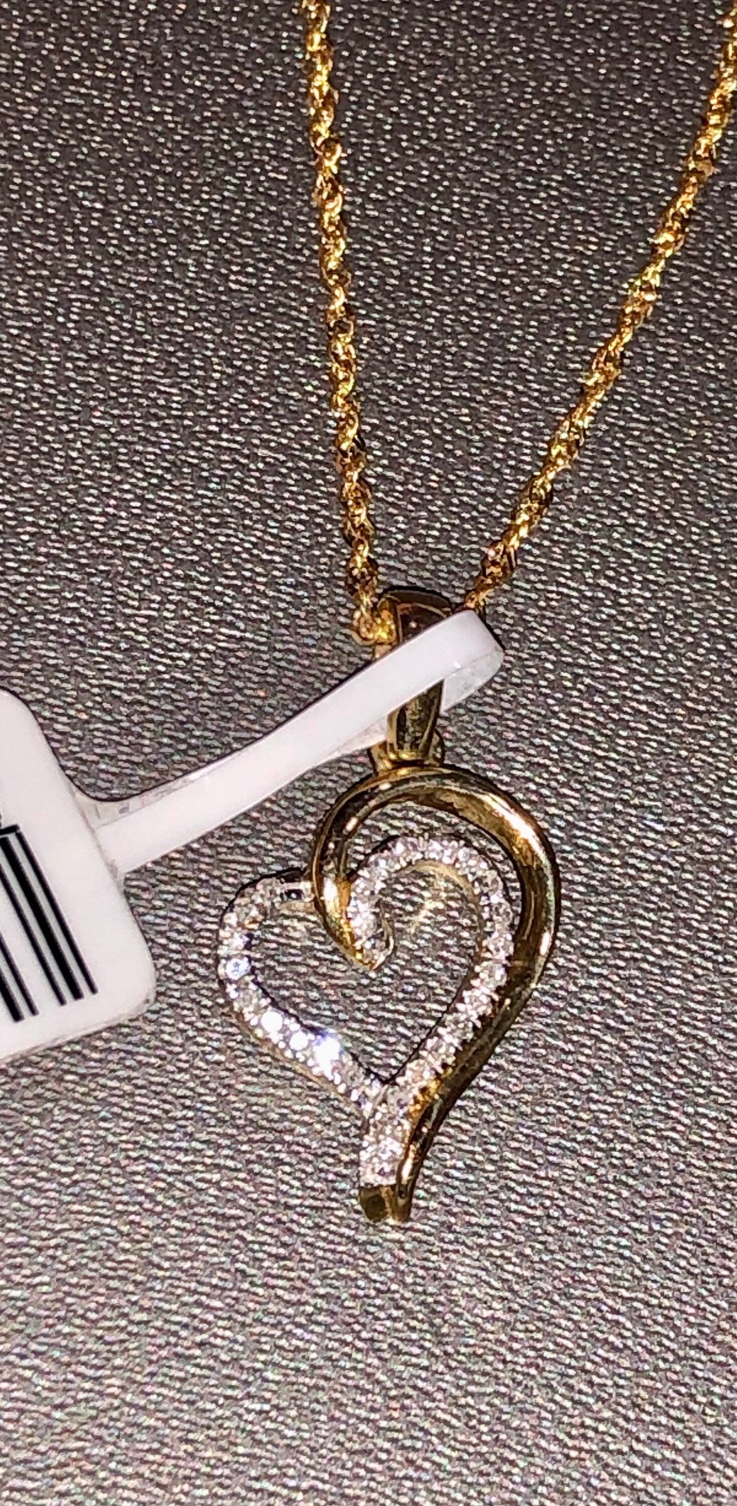 Heart Pendant | 10k Gold | Diamond | Pendant | For Her | For Him | Christmas Gift