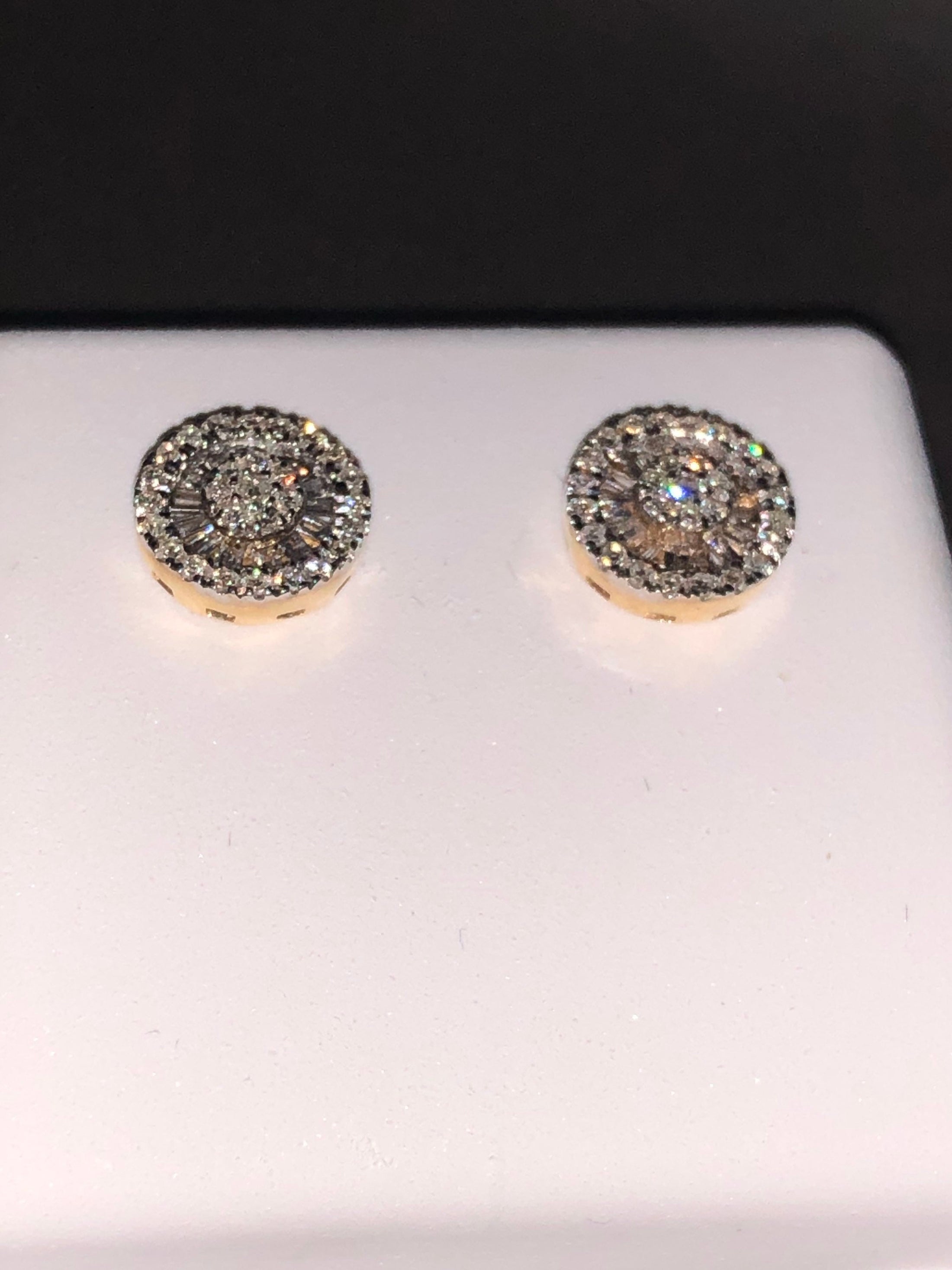 Real Diamond Earring | Stunning Diamond Earring | Diamond Sparkle Stud Earring | 10k Gold Engagement Earrings | Diamond Jewelry Gift For Mom