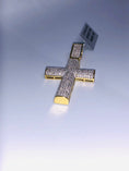 Load image into Gallery viewer, Diamond Cross Pendant | 10k Gold Vermeil | 1cttw | For Her | For Him | Christmas Gift
