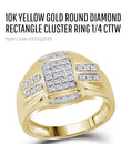 Load image into Gallery viewer, 10K Real Gold | Natural Diamond Ring | Luxury Diamond Jewelry | HipHop ring | Gold Ring | Real Diamond Ring | holiday Sale| Gift for men
